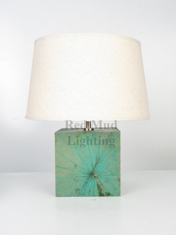 Copy of New Lotus Leaf Lamp Medium Square Light Green